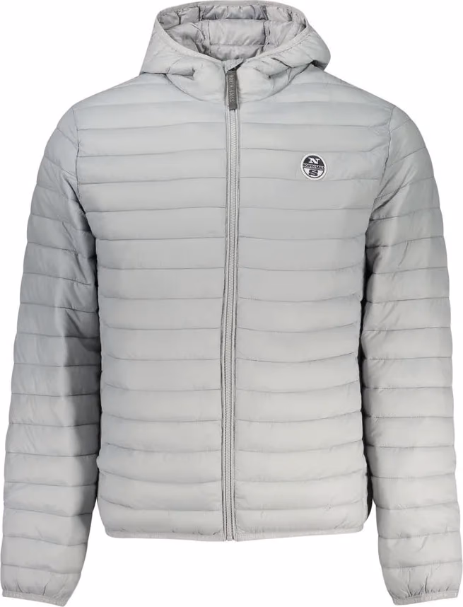 Grigio Poliammide Men's Jacket