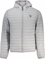 Grigio Poliammide Men's Jacket 1