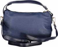 Blue Polyurethane Women's Bag with Adjustable Strap and Pocket 2