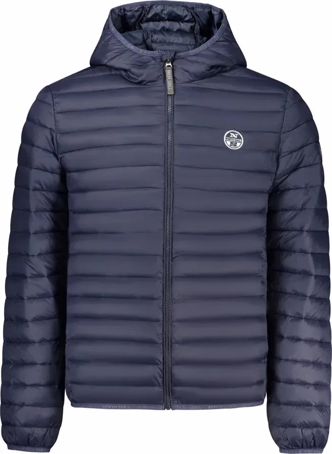 Blu Poliammide Men's Jacket