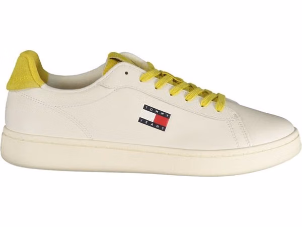 Bianco Polyurethane Men Sneaker