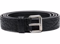 Black Calfskin Regular Belt 1