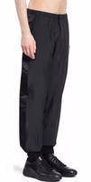 Black Nylon Joggers (Workout Pants) 2