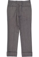 Gray Wool Casual Pants 2