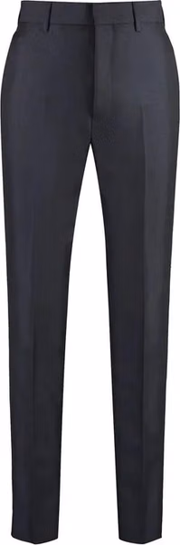 Blue Mohair Dress Pants