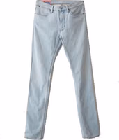 Blue Cotton Skinny Jeans 1