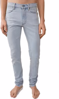 Blue Cotton Skinny Jeans 2