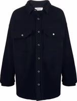 Blue Marabou Shell Jacket 1