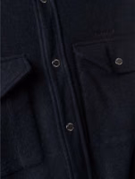 Blue Marabou Shell Jacket 4