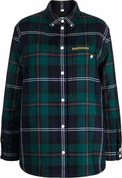 Bicolor Wool Pattern Shirt