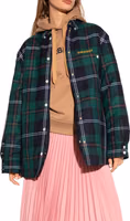 Bicolor Wool Pattern Shirt 2