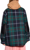 Bicolor Wool Pattern Shirt 3