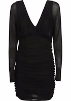 Black Viscose Cocktail Dress 1