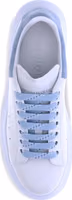 Blue Calf Leather Bos Taurus Platform Sneakers 4