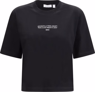 Black Cotton T-Shirt