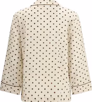Beige Silk Pattern Shirt 2