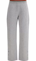 Gray Cotton Casual Pants 1