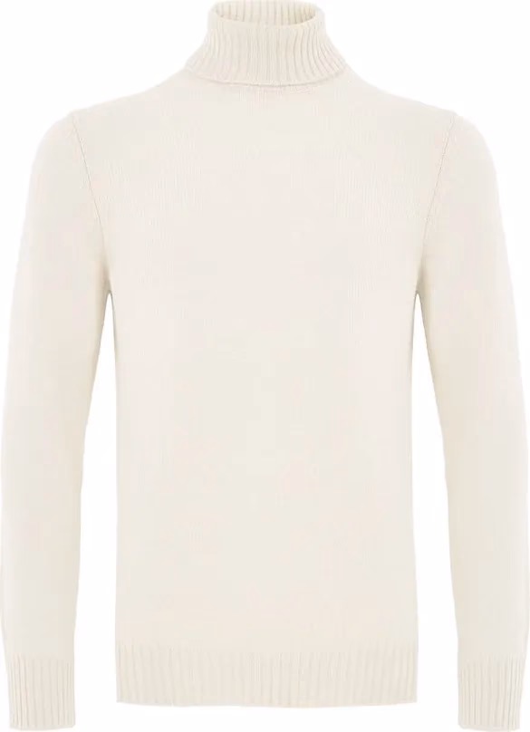 White Wool Turtleneck