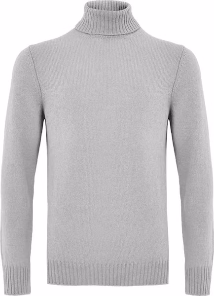Gray Wool Turtleneck