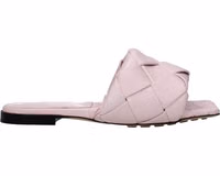 Multicolor Calfskin Flat Sandals 1
