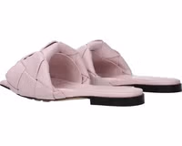 Multicolor Calfskin Flat Sandals 3