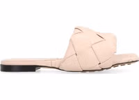 Multicolor Leather Flat Sandals 1