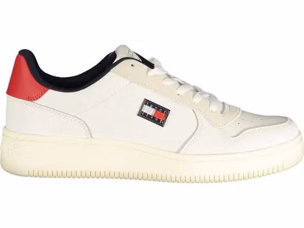 Bianco Polyurethane Men Sneaker