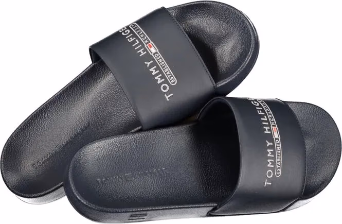 Blue Polyurethane Men Slipper
