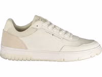 White Polyurethane Men's Sneaker 1