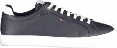 Blue Polyurethane Men Sneaker