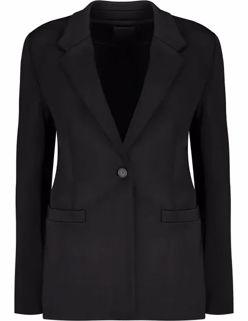 Black Elastane Blazer
