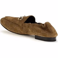 Brown Calf Leather Bos Taurus Slip-On Loafers 3
