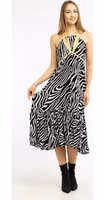 Black Viscose Casual Dress 3