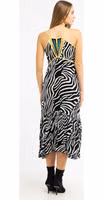 Black Viscose Casual Dress 5