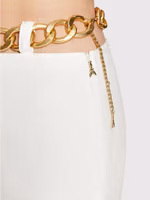 White Viscose Long Skirt 4