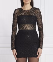 Black Nylon Cocktail Dress 1