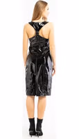 Black Polyethylene Cocktail Dress 5