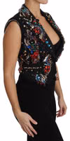 Black Crystal Sicily Vest Waistcoat 5