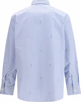 Blue Cotton Pattern Shirt 2