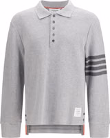 Gray Cotton Polo Shirt 1
