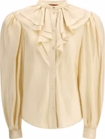 Beige Silk Shirt 1