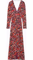 Red Viscose Casual Dress 1