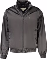 Black Polyester Men Jacket 1