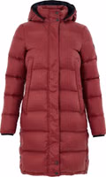 Bordeaux Cotton Full-Length Jacket 1