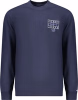 Blue Cotton Men Sweatshirt 1
