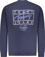 Blue Cotton Men Sweatshirt 2