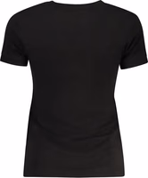 Black Organic Cotton Women T-Shirt 2