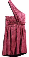 Fuchsia Viscose Short Dress 2