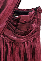 Fuchsia Viscose Short Dress 4