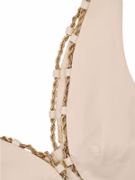 Beige Cotton Waistcoat 3